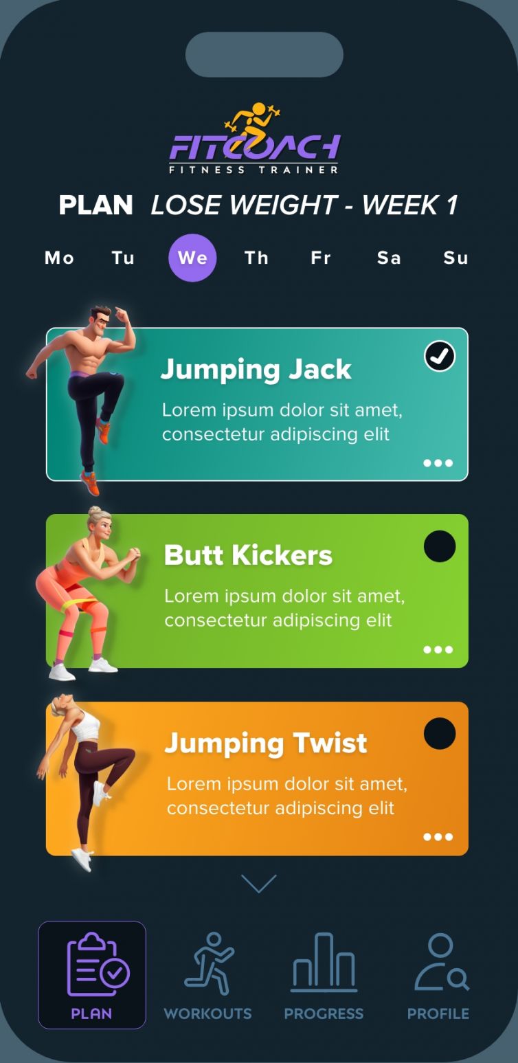 FitCoach Fitness App